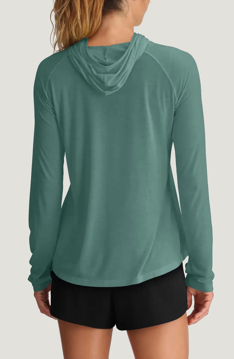 Free Fly Lightweight Performance II Hoodie, Alternate, color, Sea Pine