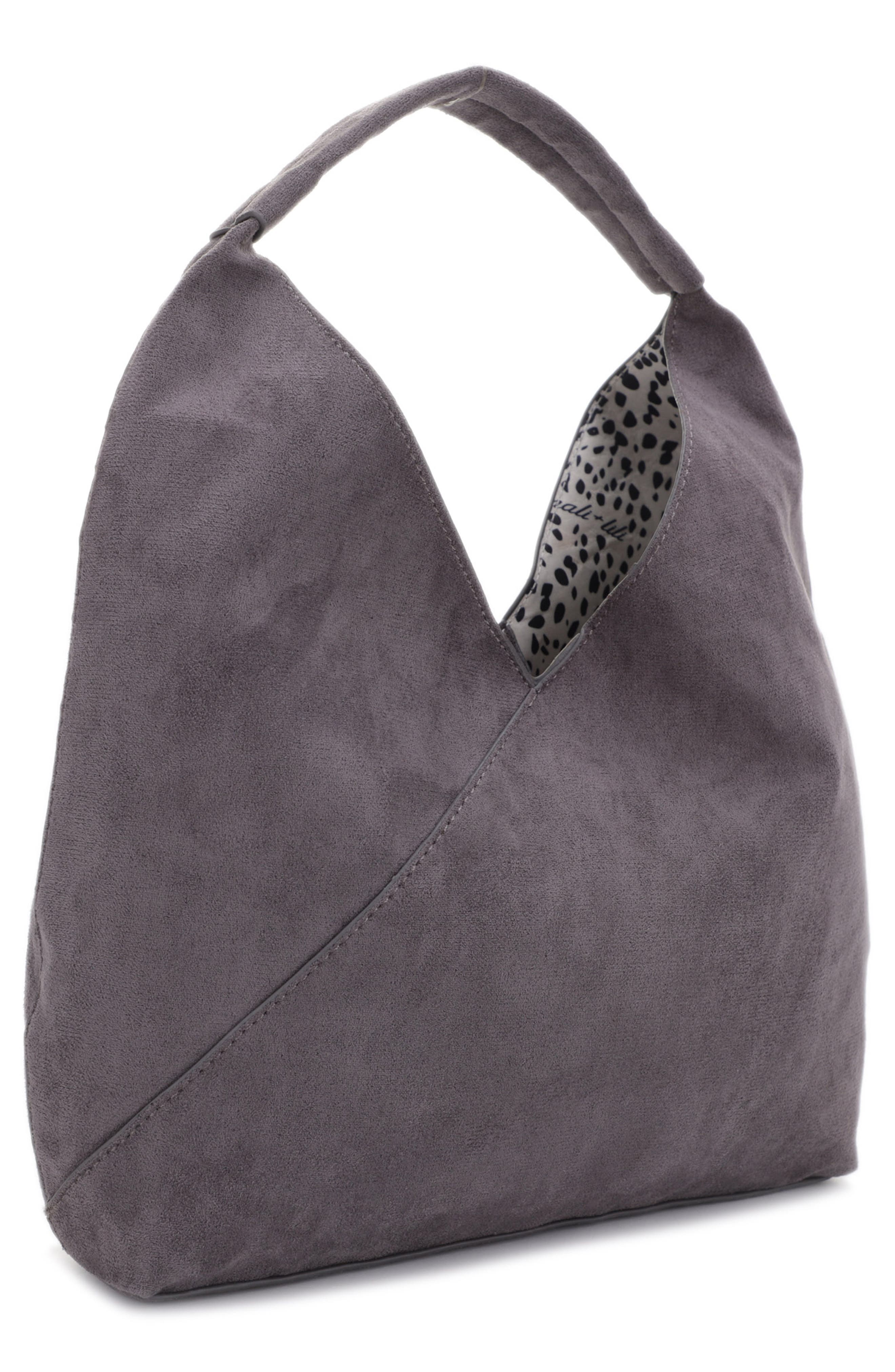 Mali + Lili Ali Small Vegan Leather Hobo Bag, Alternate, color, 