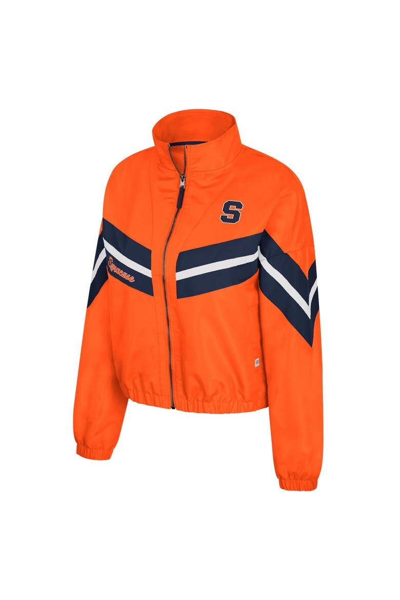 Women's Colosseum  Orange Syracuse Orange Thin Ice Full-Zip Windbreaker, Alternate, color, Orange