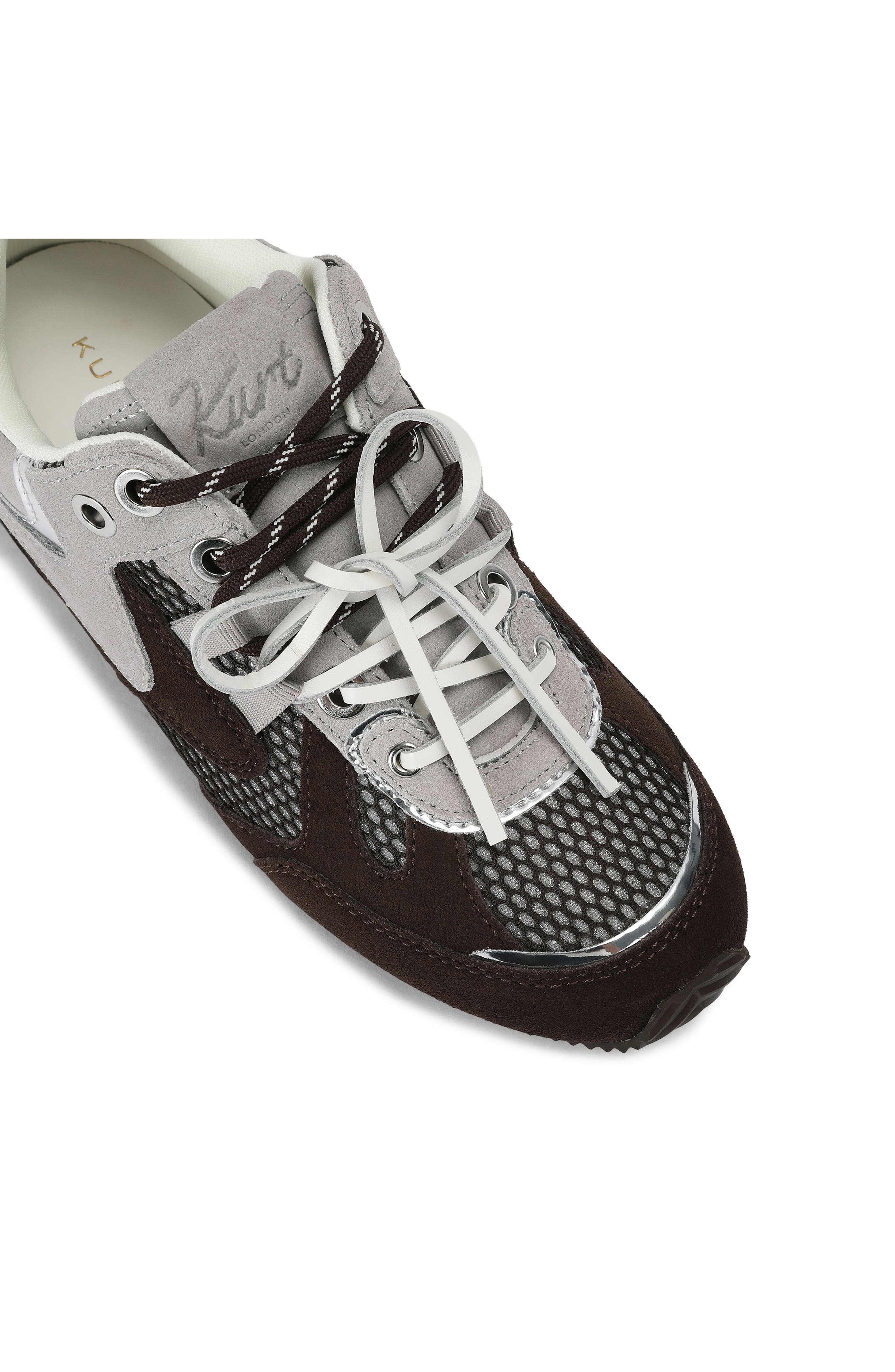 K Slim Sneaker, Alternate, color, OPEN BROWN