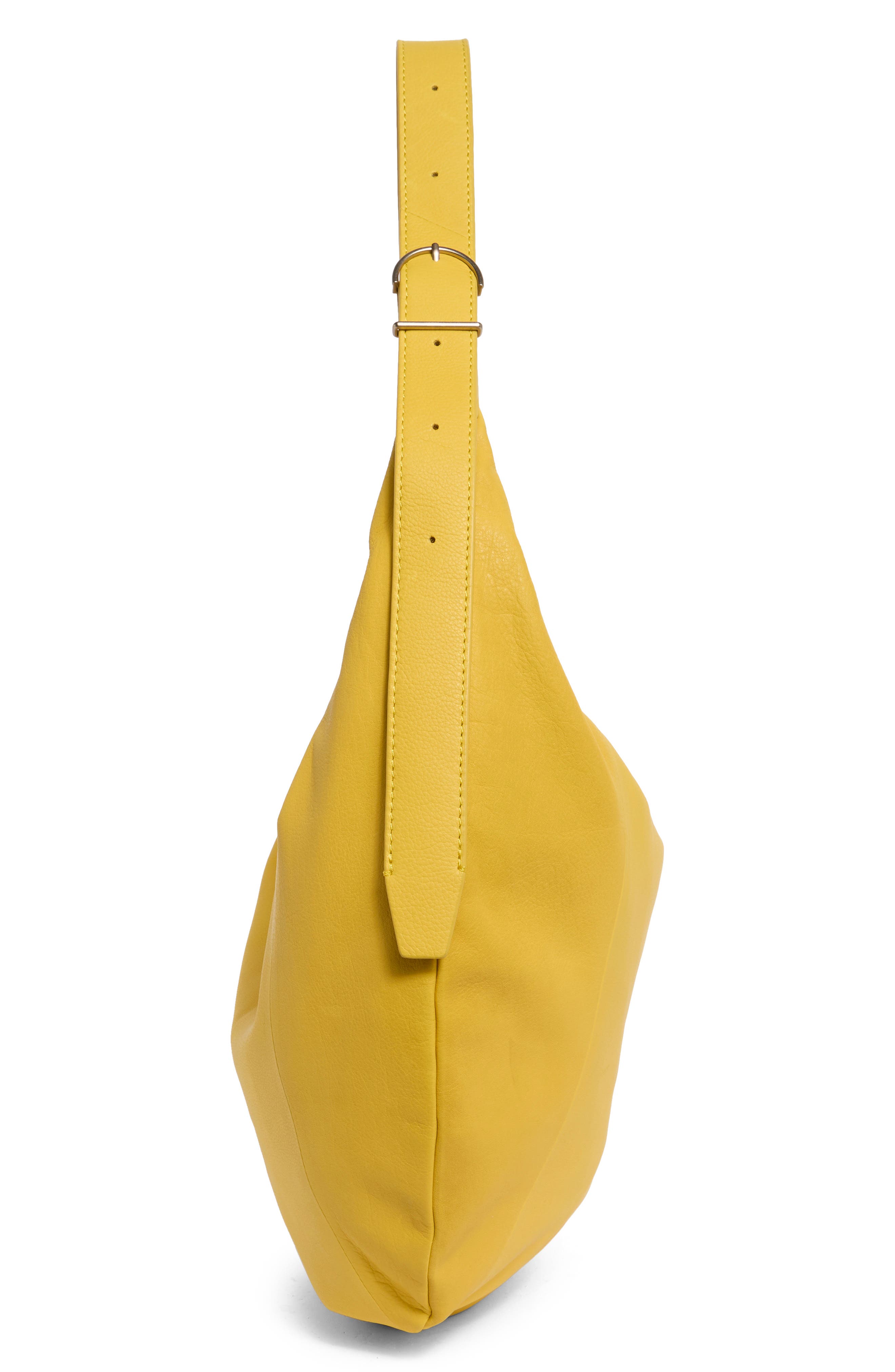 Wyatt Oversized Leather Hobo, Alternate, color, DIJON
