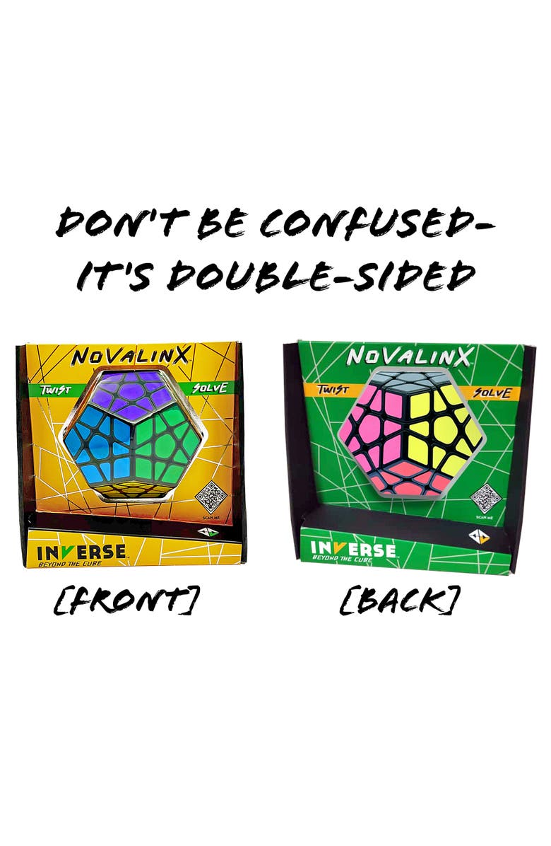 Inverse Novalinx Twist & Solve 12-Sided Handheld Puzzle, Ages 8+, Alternate, color, Multicolored