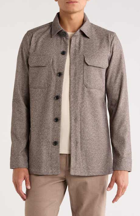 SOUL OF LONDON Melton Shirt Jacket