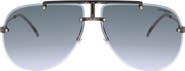 Carrera Eyewear 65mm Gradient Oversize Aviator Sunglasses