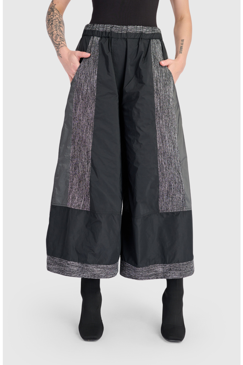Tasset Wide Leg Pants, Main, color, Iron