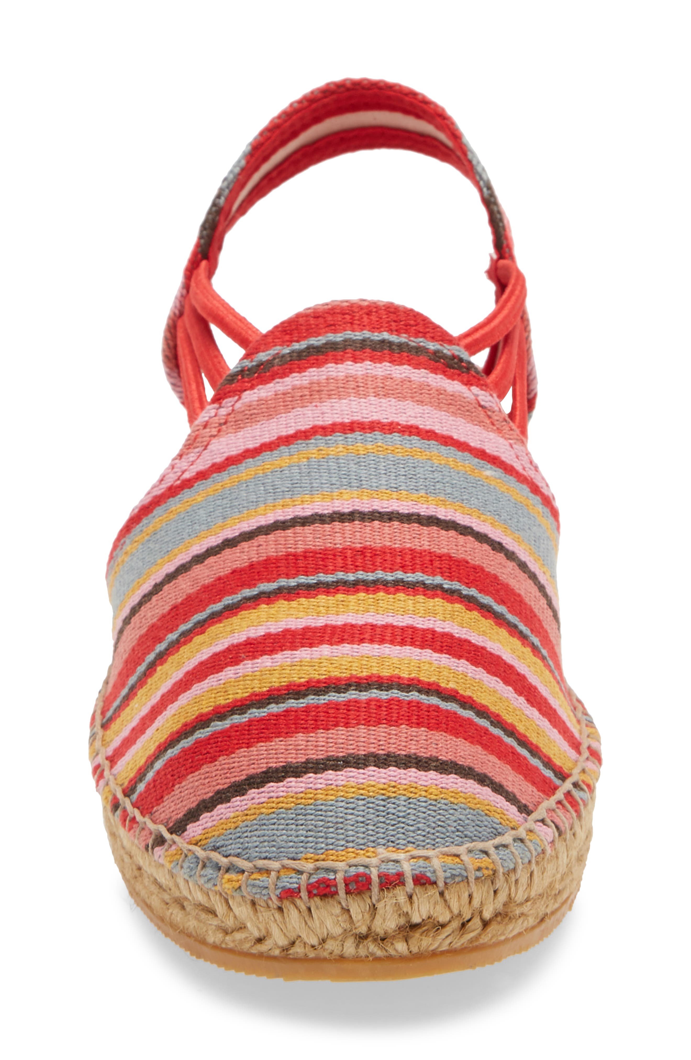 Toni Pons Norma Wedge Espadrille Sandal, Alternate, color, Red Canvas