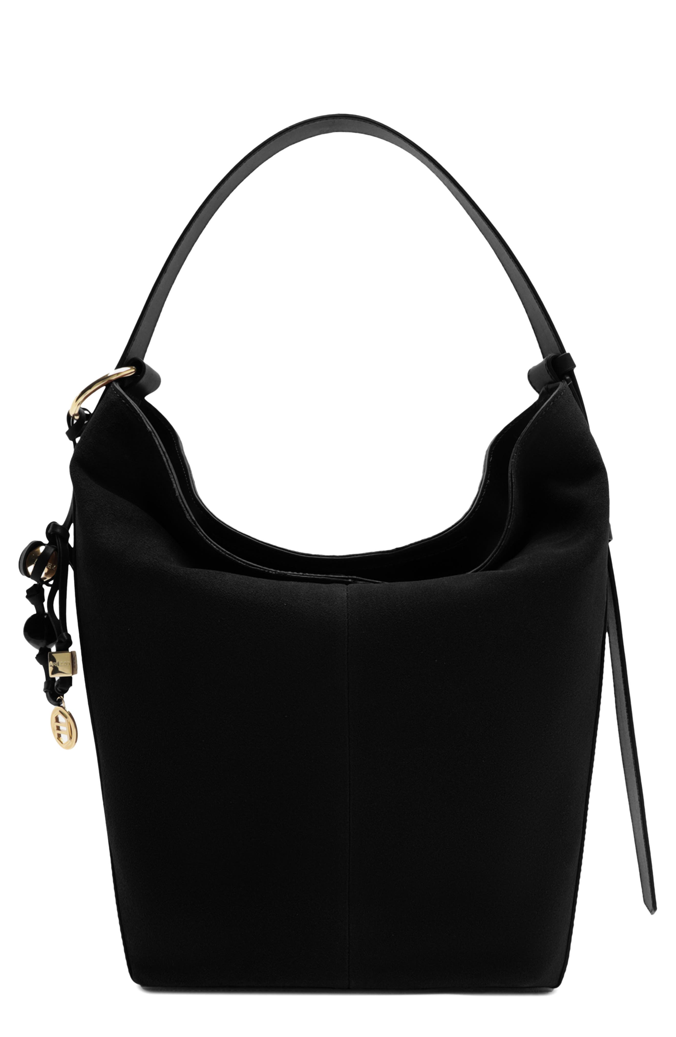 Arezzo Large Simone Suede Hobo Bag, Alternate, color, 