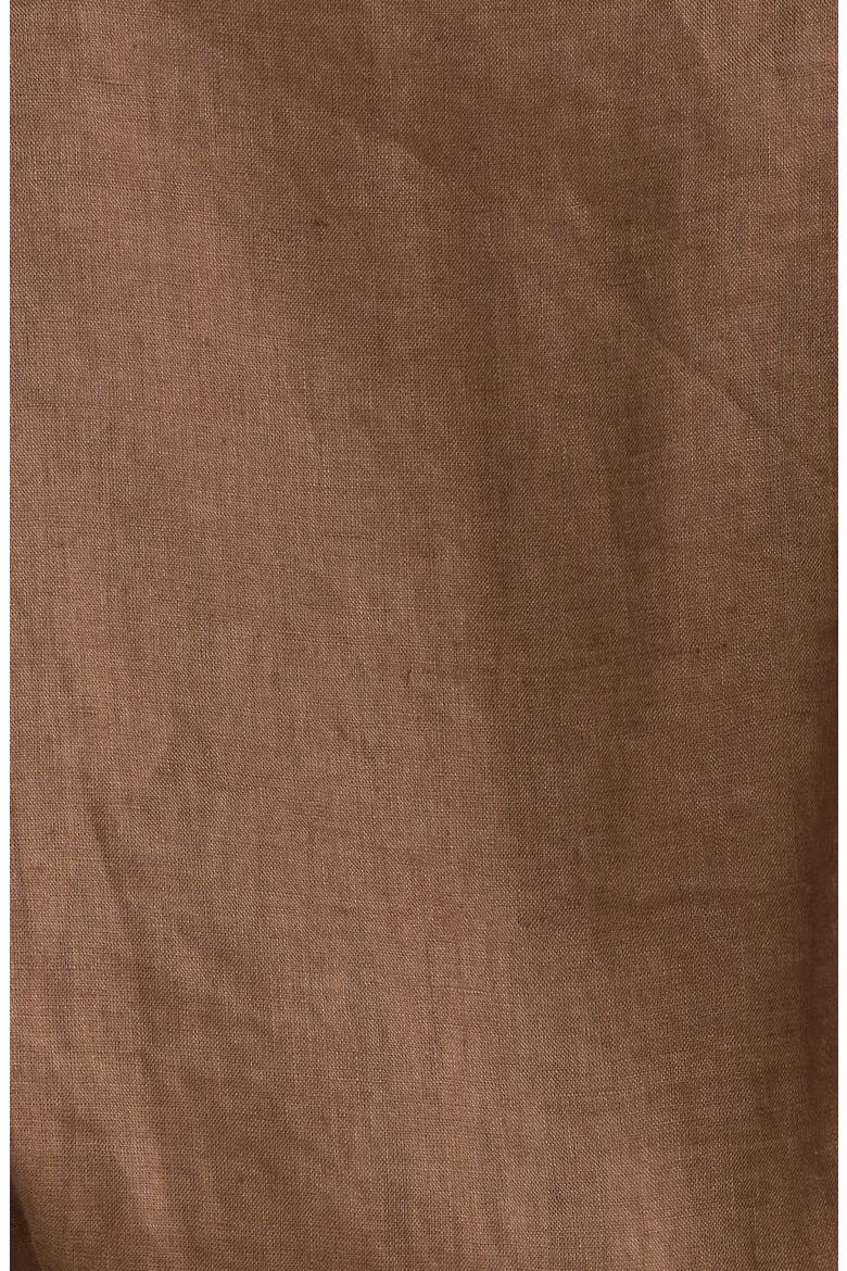 Linen Cover-Up Romper, Alternate, color, BROWN