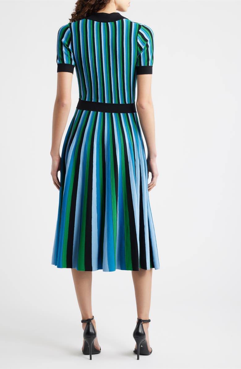 Elie Tahari The Ana Stripe Sweater Dress, Alternate, color, 