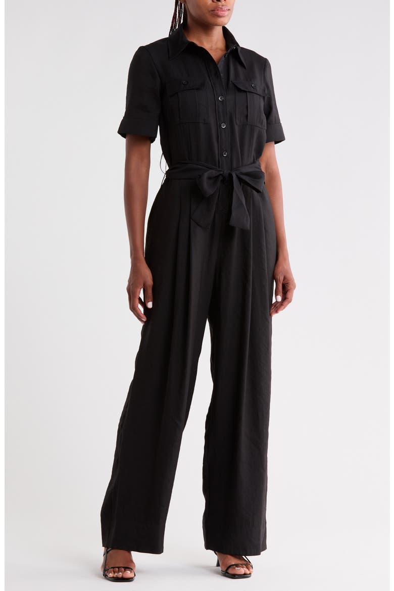 Joanie Utility Jumpsuit, Main, color, BLACK