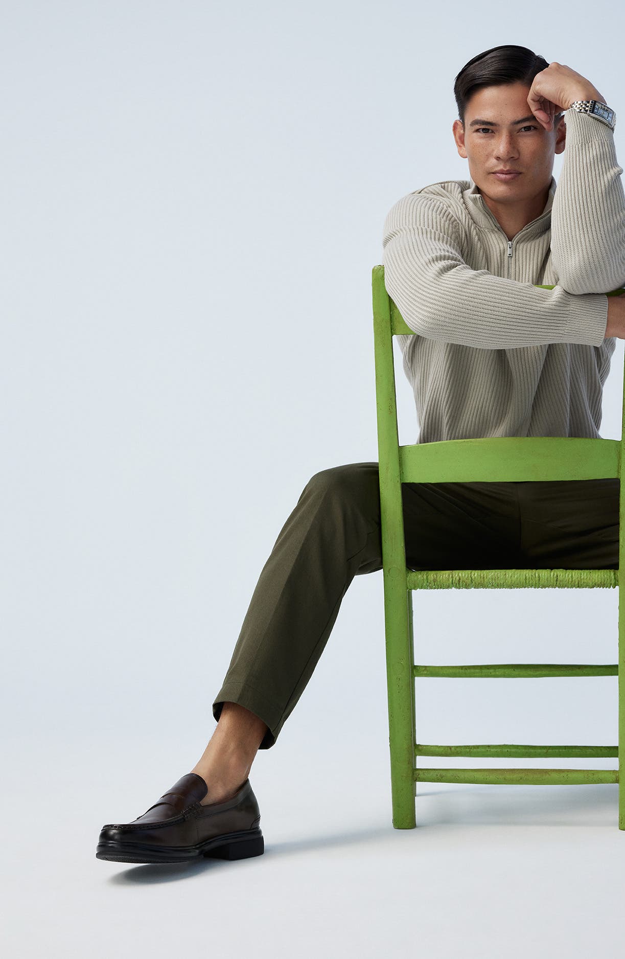 ALDO Tucker Penny Loafer, Alternate, color, Other Brown