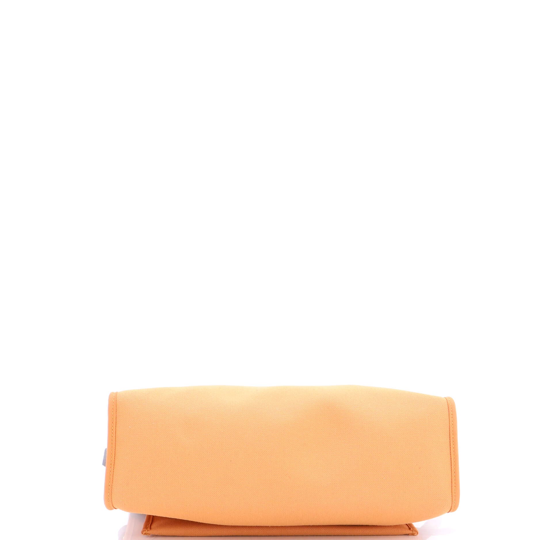 Pre-Owned Hermes Herbag Zip Leather and Toile 31, Alternate, color, Toffee