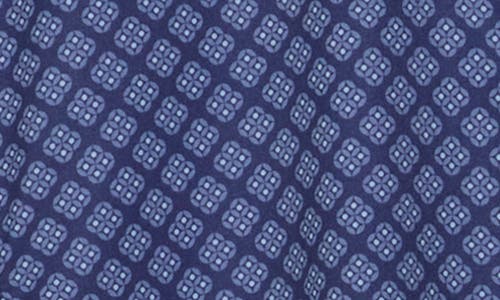 CONSTRUCT CONSTRUCT SLIM FIT GEOMETRIC FOUR-WAY STRETCH PERFORMANCE SHORT SLEEVE BUTTON-DOWN SHIRT