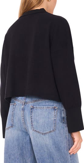 Crop Button-Up Shirt