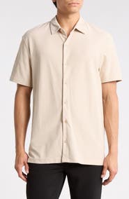 Calvin Klein Classic Fit Button Front Shirt