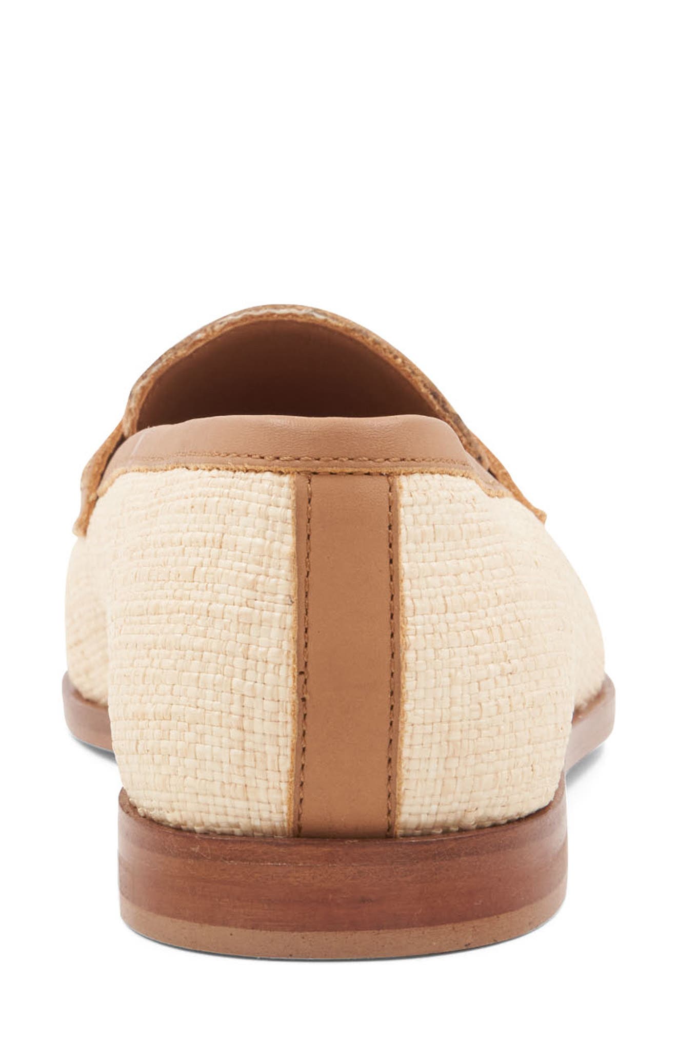 Bruno Magli Lixia Penny Loafer, Alternate, color, Natural Raffia