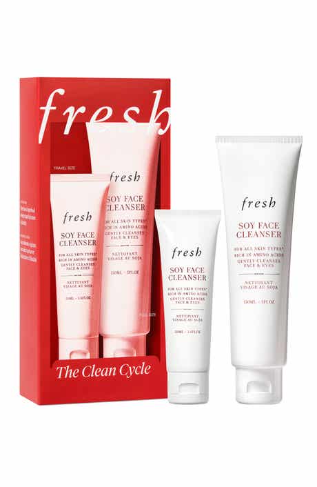 The Clean Cycle Soy Face Cleanser Set