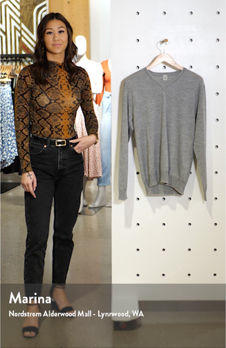 Merino Wool & Silk Tipped Sweater, sales video thumbnail