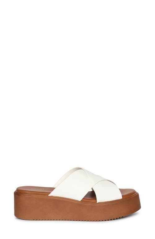 Saint G Yasmin Platform Sandal In White