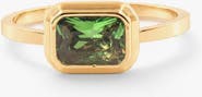 Meideya Square Emerald Ring