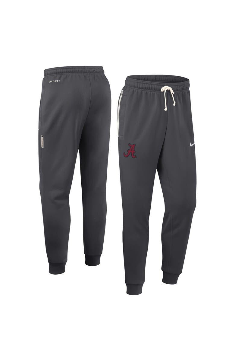 Nike Men's Nike Anthracite Alabama Crimson Tide 2025 Sideline Performance Taper Pants, Alternate, color, Anthracite