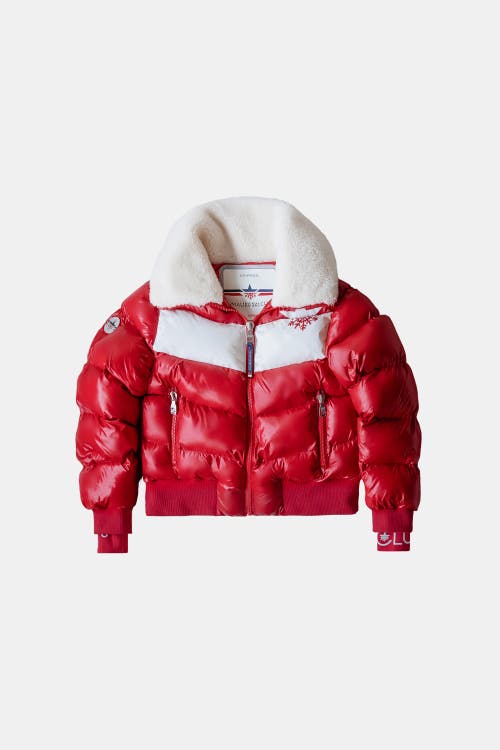 Malibu Ski Club Apres Slick Bomber In Red
