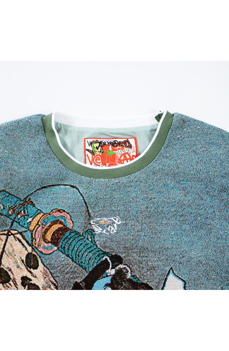 VERYRARE Nozarashi Gosuke Crewneck, Alternate, color, Green