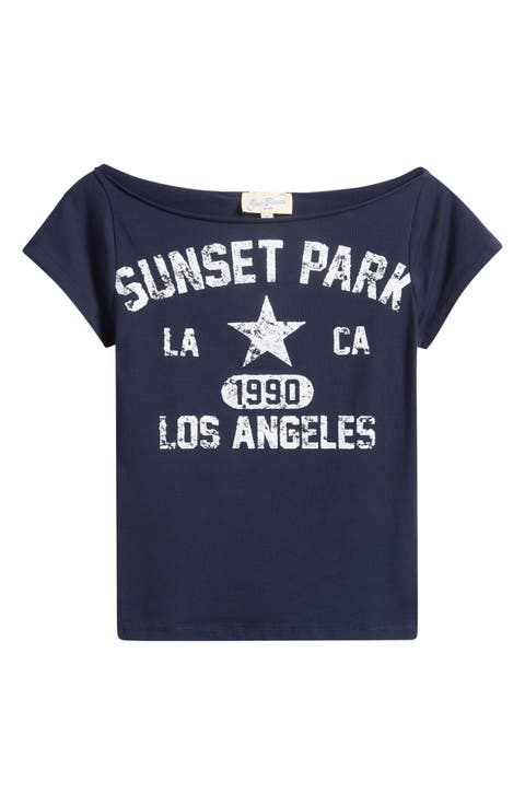 Sunset Park Off the Shoulder T-Shirt