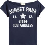 PacSun Sunset Park Off the Shoulder T-Shirt