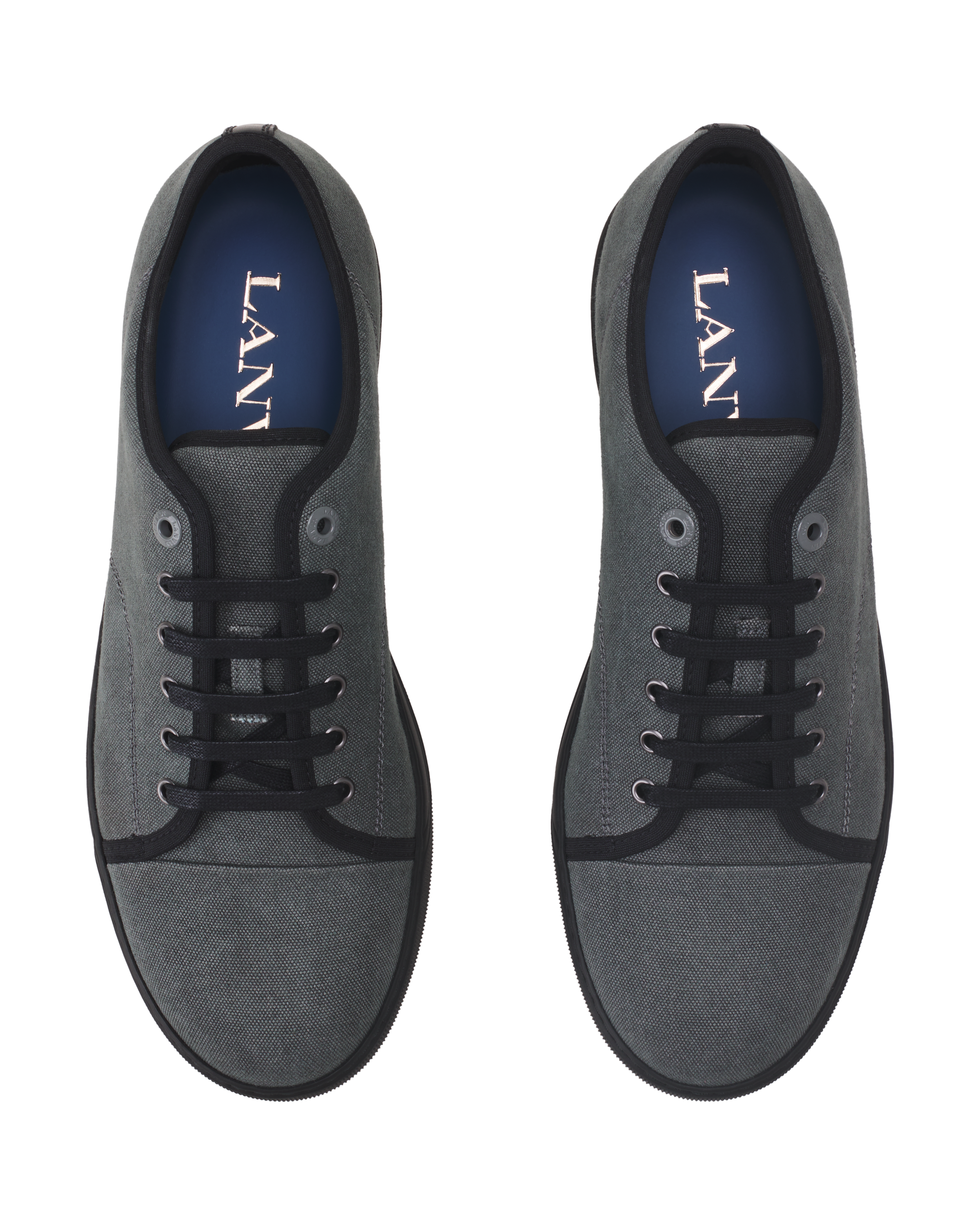 Lanvin Dbb1 Canvas Sneakers, Alternate, color, Dark Grey