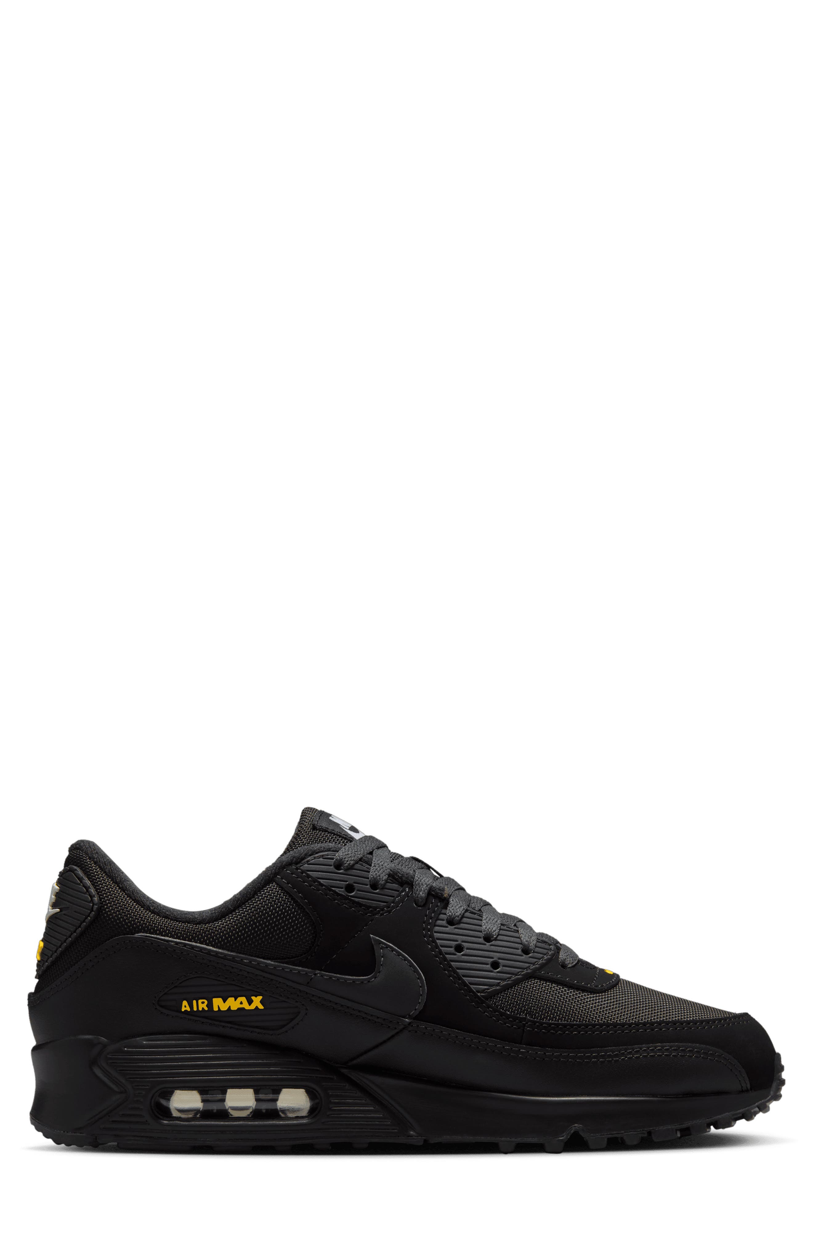 Nike Air Max 90 Sneaker, Alternate, color, 001 Black/ Gold/White/Anthracite