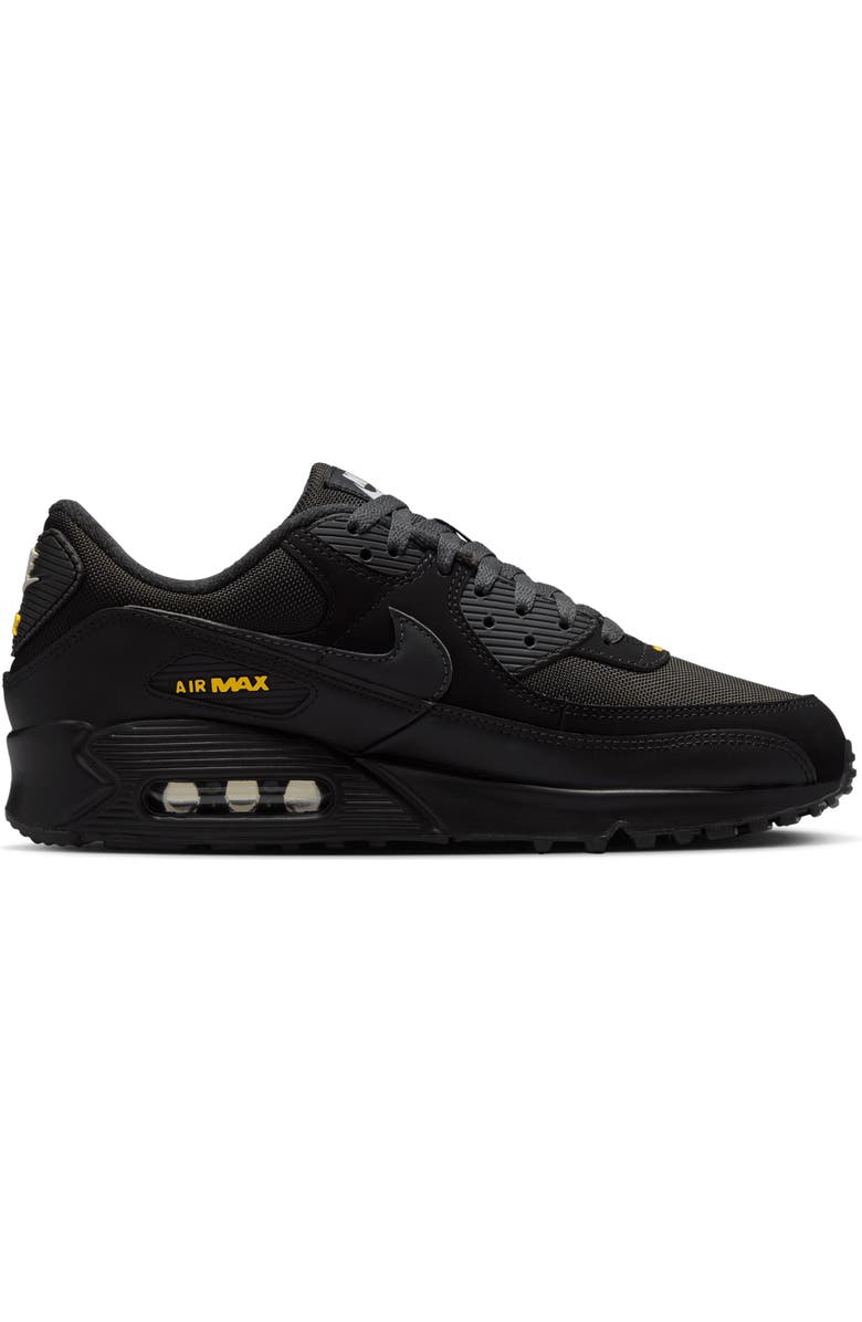 Nike Air Max 90 Sneaker, Alternate, color, 001 Black/ Gold/White/Anthracite