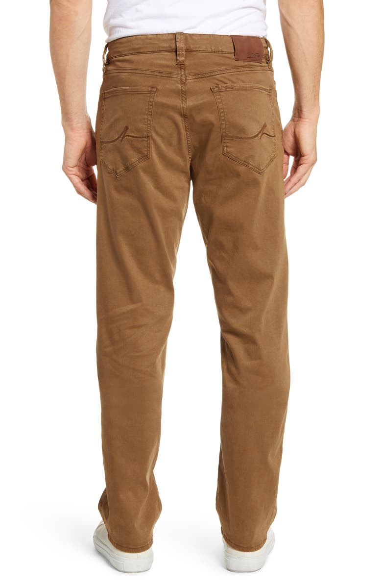 34 Heritage Charisma Relaxed Straight Leg Pants, Alternate, color, Tobacco Twill