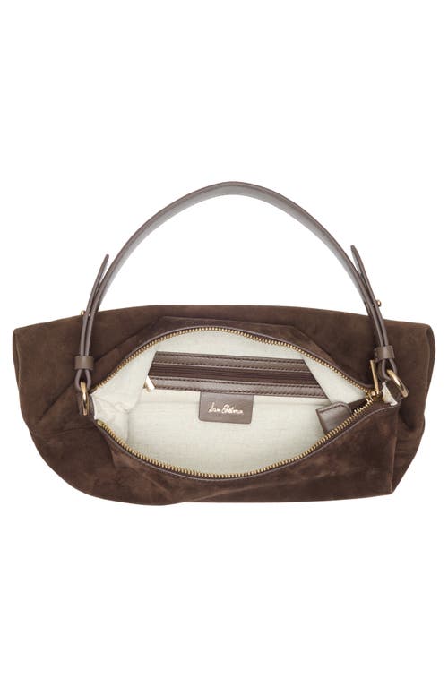 Sam Edelman Marilyn Soft Suede Shoulder Bag In Brown