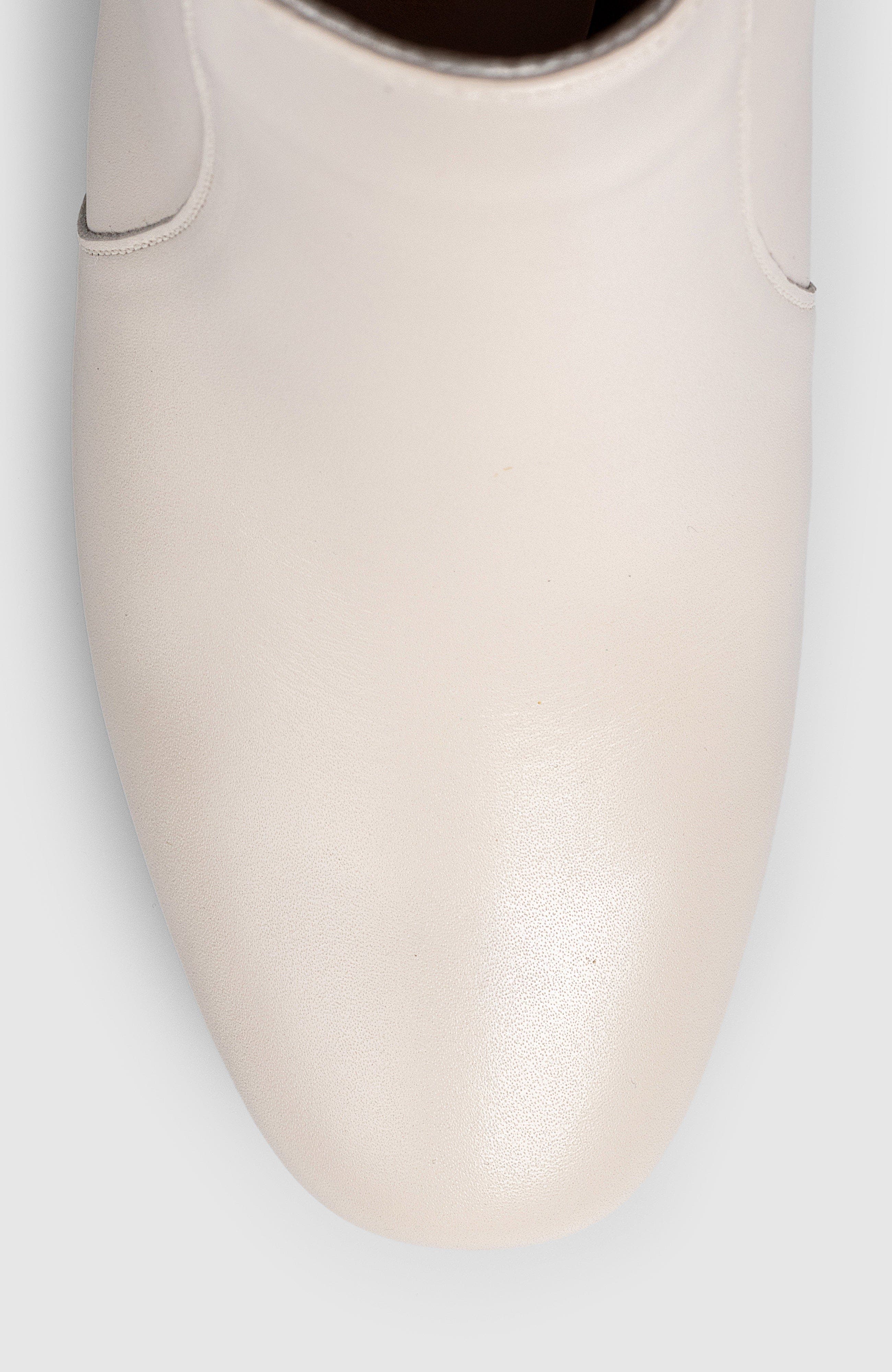 Manela Samantha Block Heel Side Up Bootie, Alternate, color, Beige