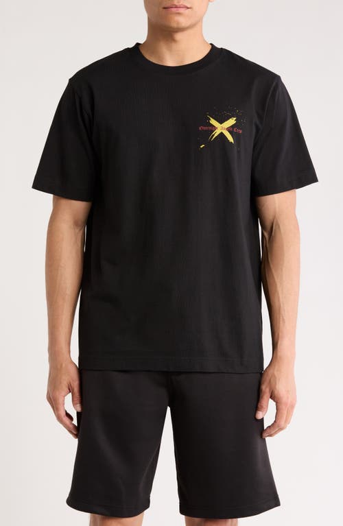 OVERNIGHT ANGELS CREW X-DL Colorway Graphic T-Shirt in Black  product