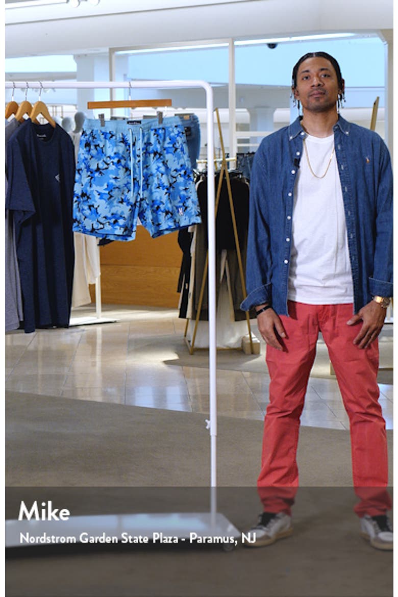 Rye Print Swim Trunks video
