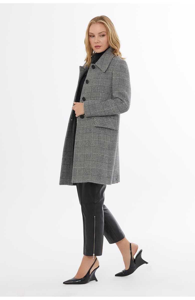 Gizia Button Closure Jacket with Pockets and Back Vent, Alternate, color, Black