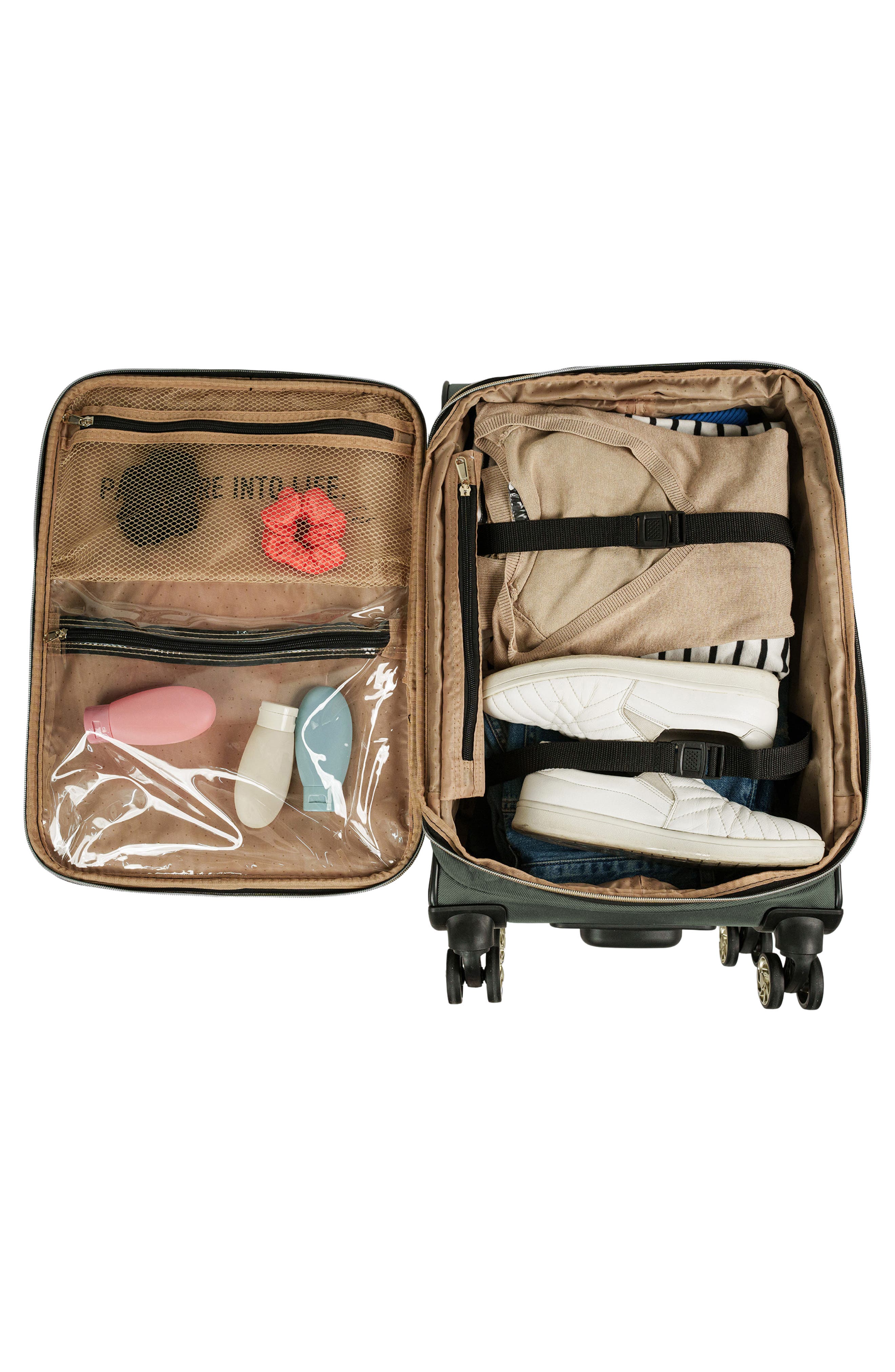 Kenneth Cole Chelsea 28-Inch Softside Spinner Luggage, Alternate, color, Olive