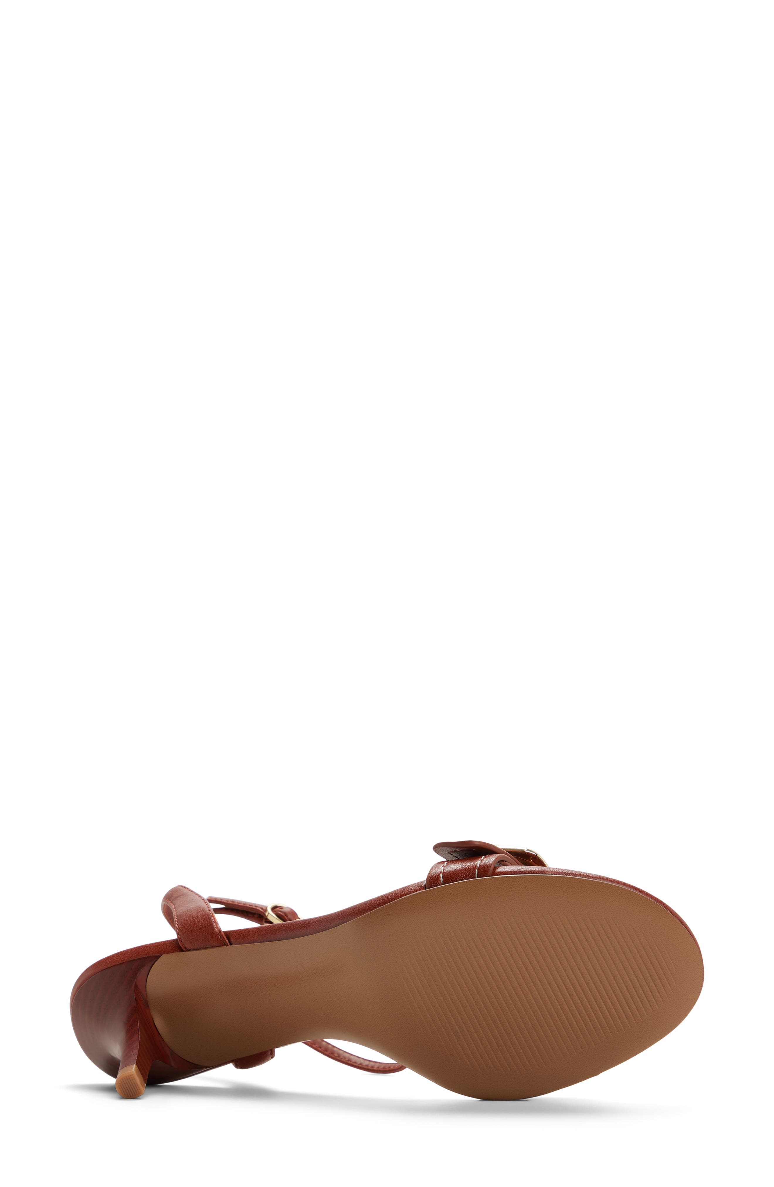 Emmarose Ankle Strap Sandal, Alternate, color, COGNAC