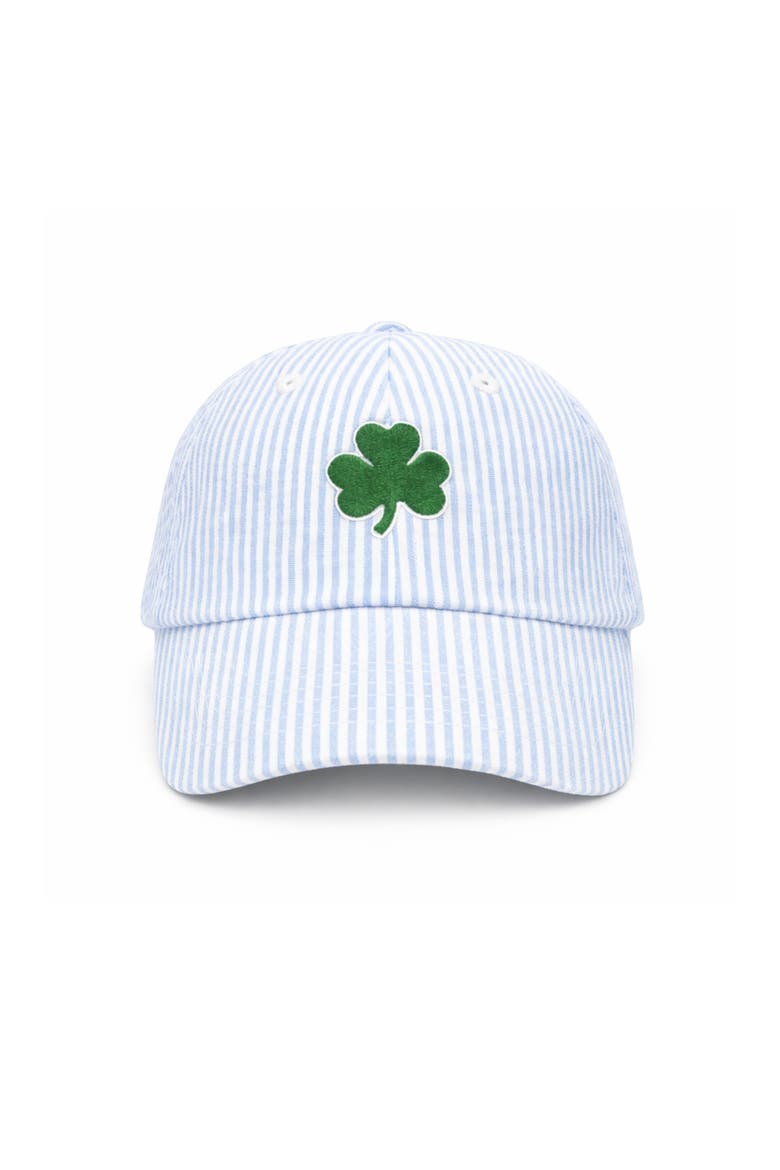 Shamrock Baseball Hat, Main, color, Blue