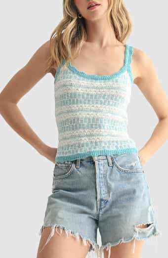 All in Favor Stripe Sweater Tank