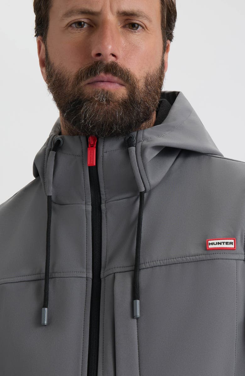 Hunter Kolmen Water Repellent Softshell Utility Jacket, Alternate, color, Castle Rock