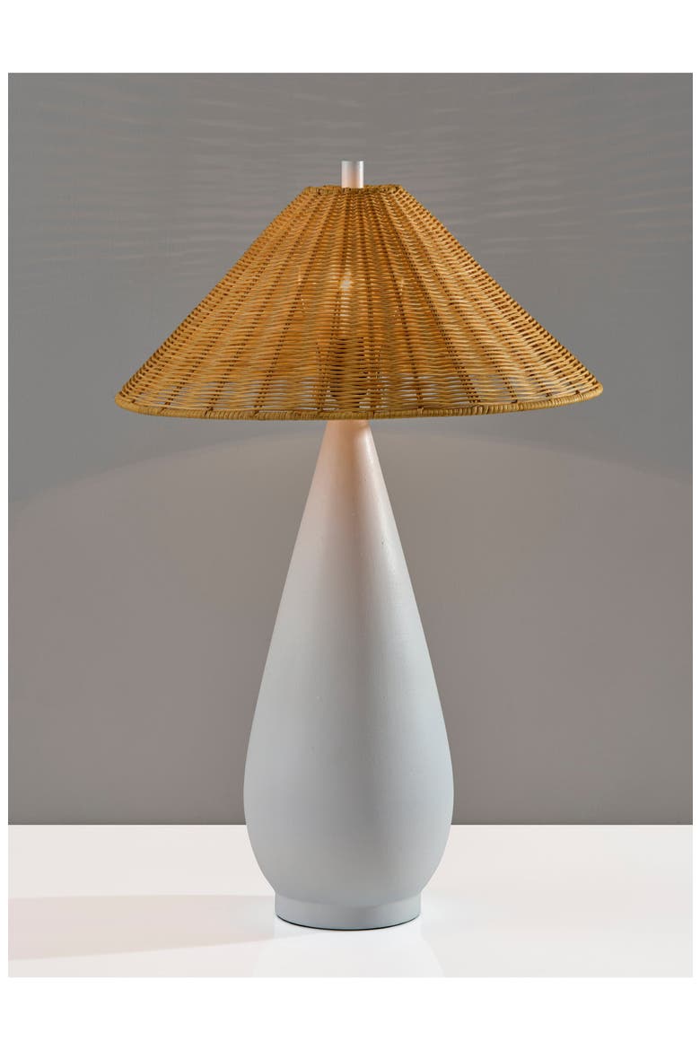 Lorelei Table Lamp, Alternate, color, WHITE