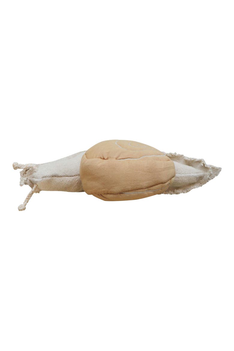 Lazy Snail Cushion, Alternate, color, NATURAL HONEY