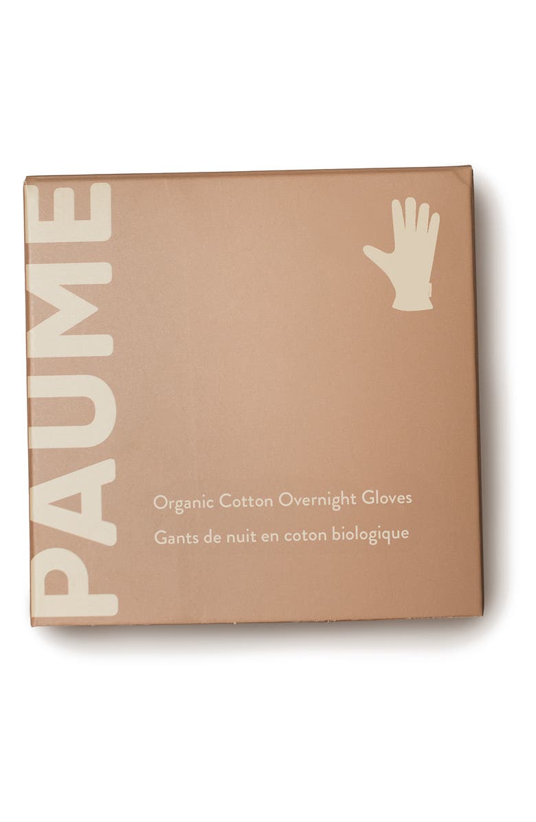 PAUME Cotton Overnight Gloves, Alternate, color, Beige