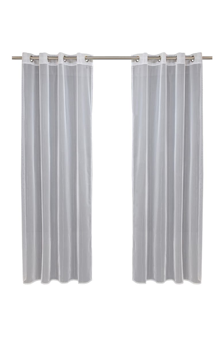 Outdoor Grommet Window Panel, Main, color, WHITE