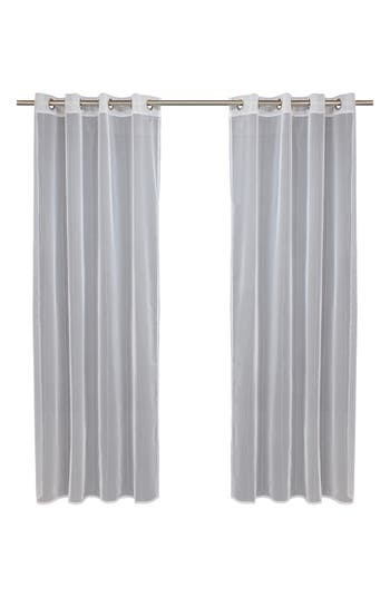 Outdoor Decor By Commonwealth Set Of 2 Outdoor Grommet Window Panels In White