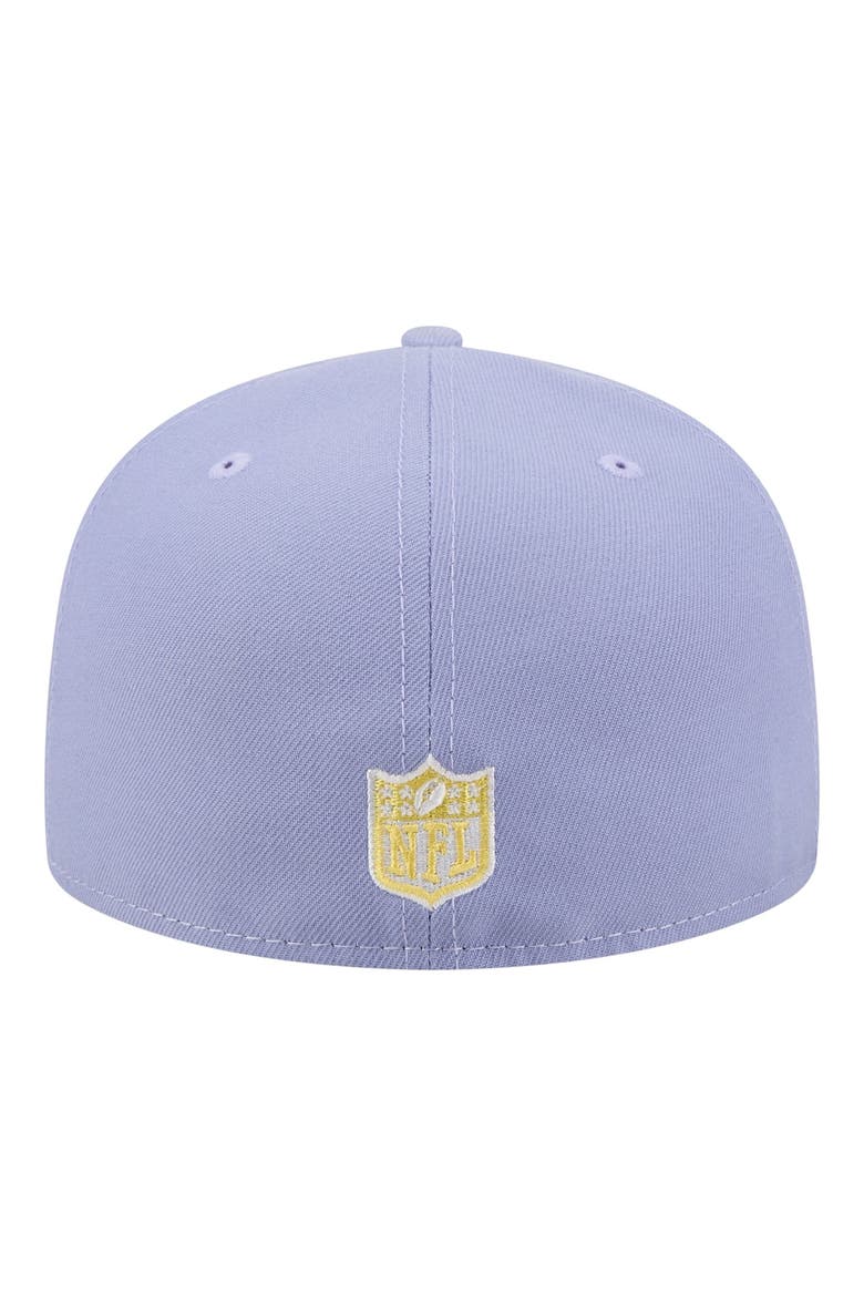Men's New Era Light Purple Chicago Bears Lavender Bloom 59FIFTY Fitted Hat, Alternate, color, Light Purple