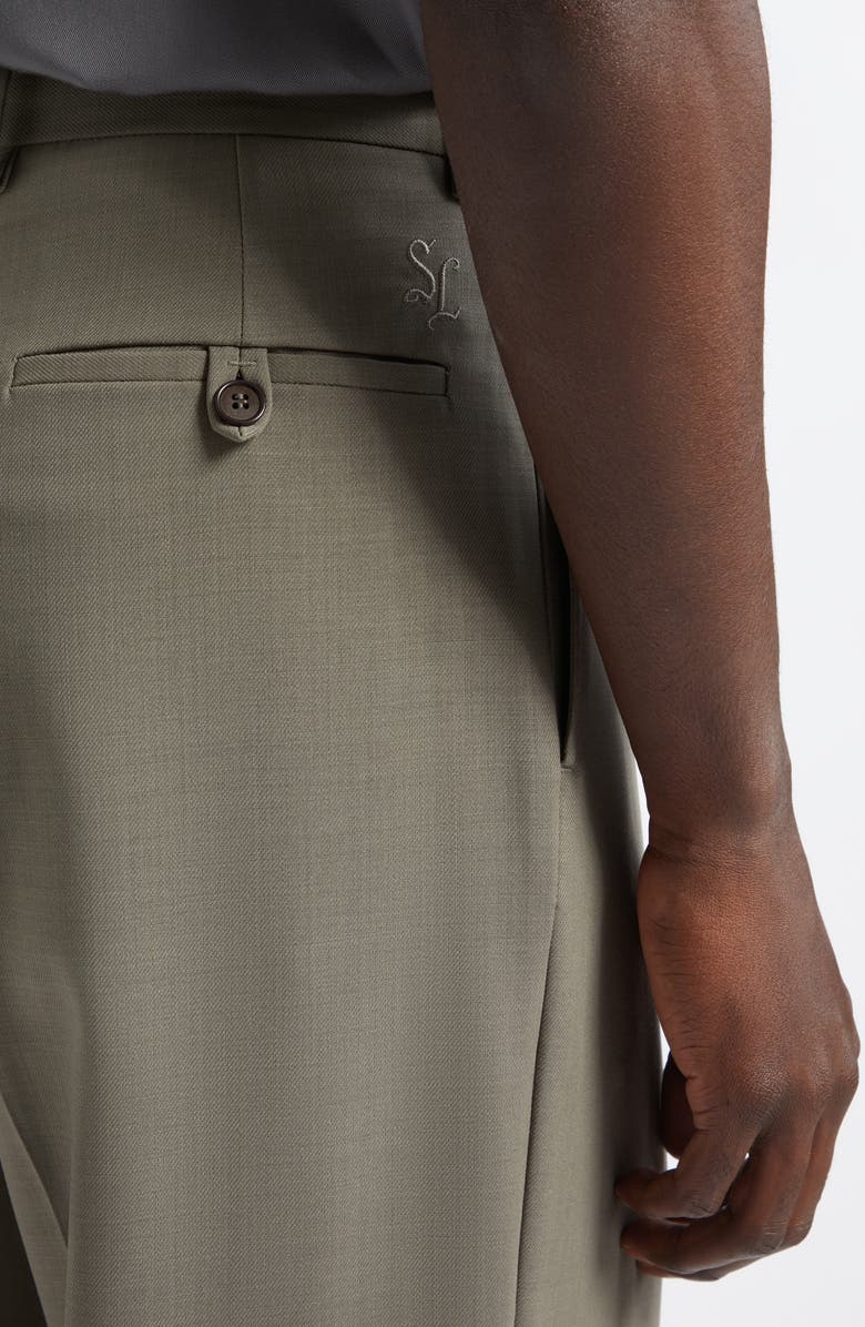 Second Layer Tio Wool Wide Leg Pants, Alternate, color, Mushroom